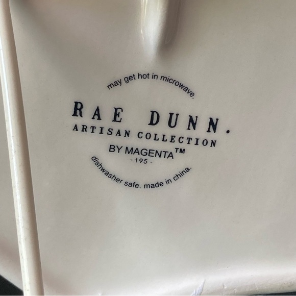 Rae Dunn | Eggs Motif Ceramic Farmhouse Serving Plate Breakfast Dish - Picture 5 of 6